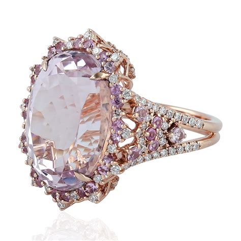 18k rose gold plated simulated diamond gucci cut cocktail ring|Rose Gold Designer Cocktail Rings .